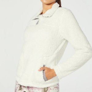 Eddie Bauer Journey Pullover (Coconut Milk/ Frost Grey) Size M
